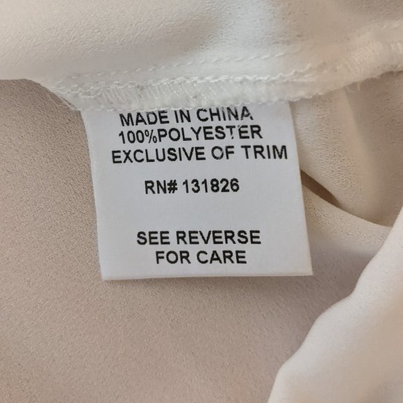 Sleeveless White Blouse with Gold Chain Detail - Picture 8 of 13